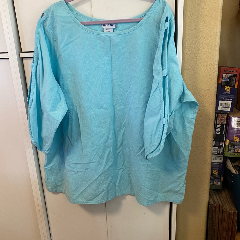 Pretty color shirt!